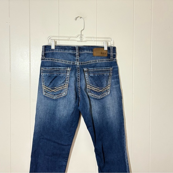 Bke Jake Straight Jeans  Blue Mens Size 32R - Picture 5 of 9